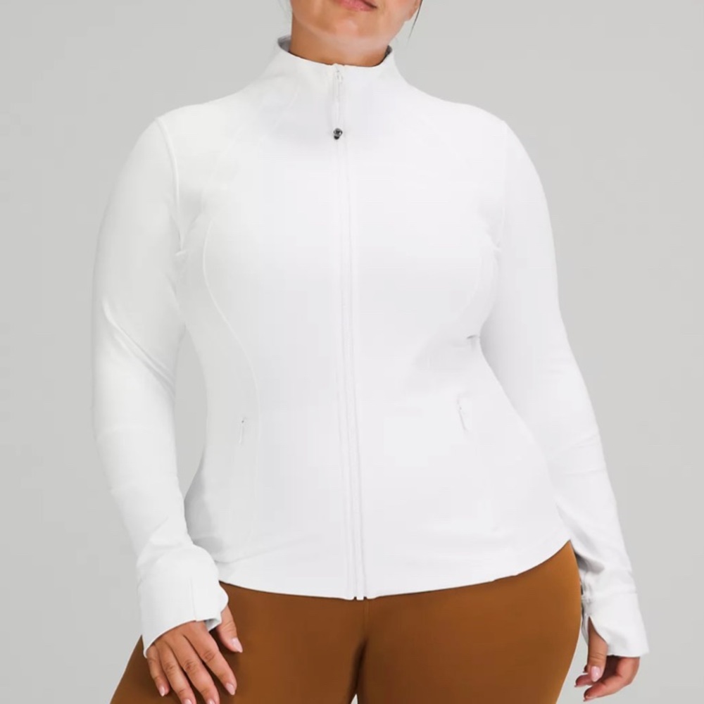 white lululemon define jacket